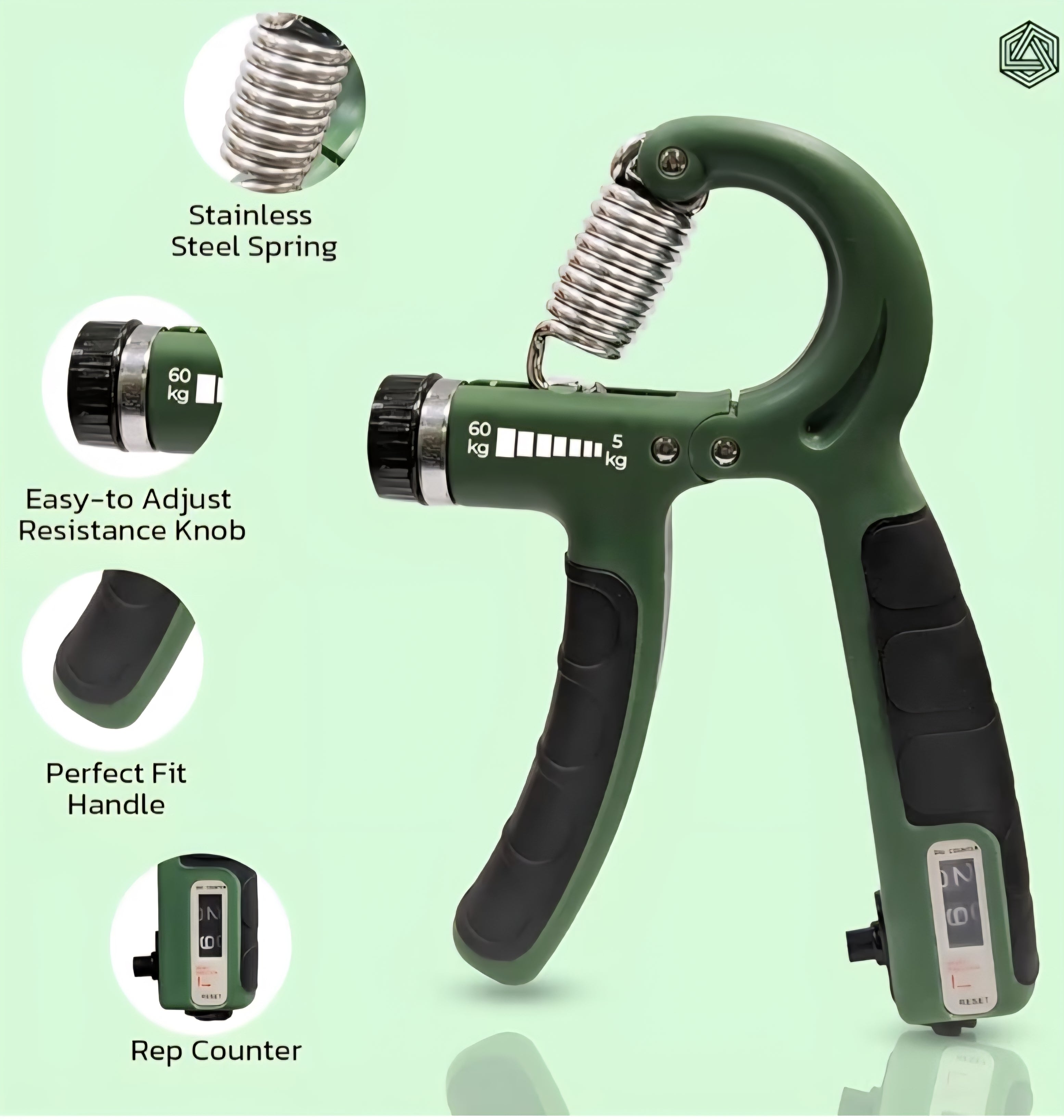 PowerGrip Pro™ Adjustable Hand Grip Strengthener