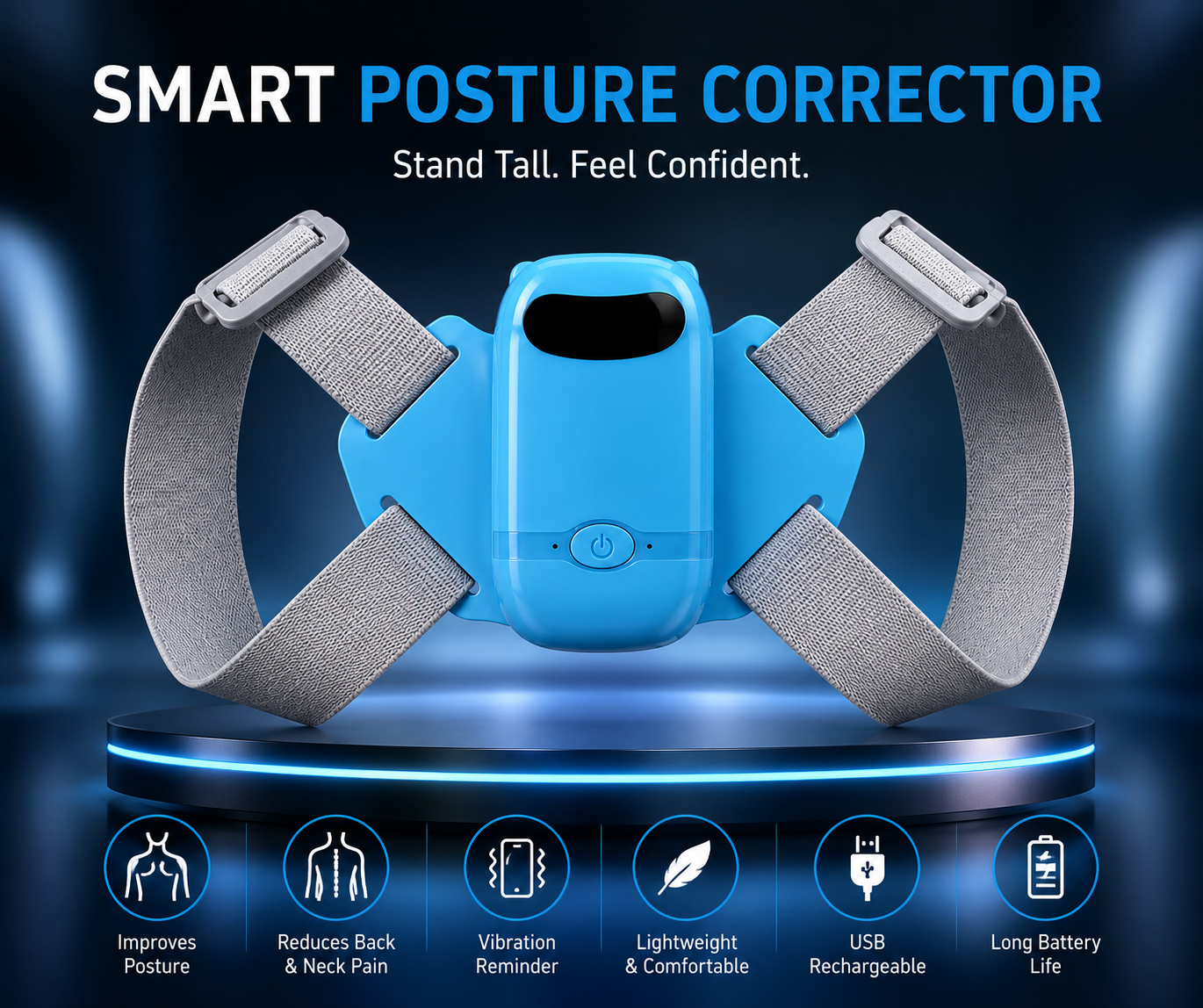 NOYMI smart Posture Corrector with Intelligent Vibration Posture Corrector