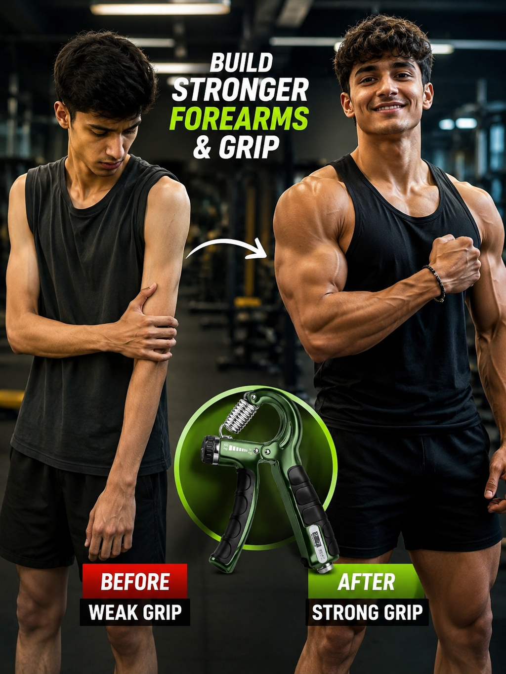 PowerGrip Pro™ Adjustable Hand Grip Strengthener